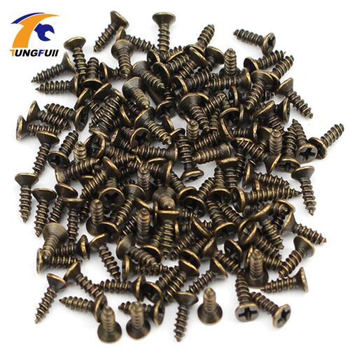 200Pcs/set M2 Phillips Plain  Flat Round Countersunk Head Sc