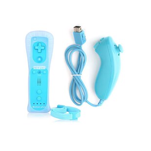 2in1 Wireless Remote Controller for Nunchuk Nintendo Wii Bui
