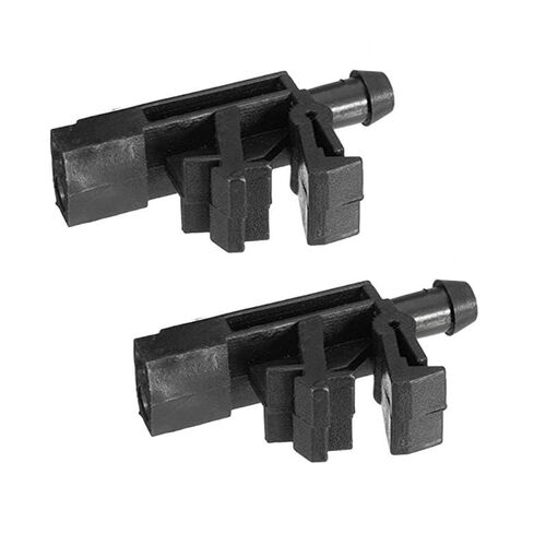 2pcs Front Windscreen Washer Jet Nozzle Fit For Peugeot 406