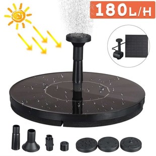 180L Solar Water Fountain Pool Pond Waterfall Fountain Garde