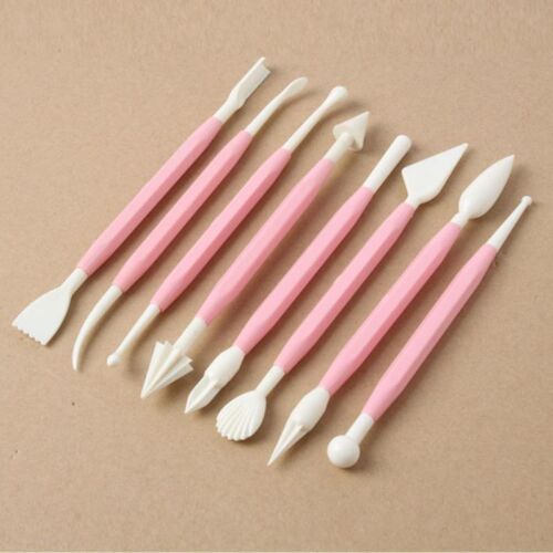 8pcs/Lot Fondant Cake Pastry Carving Cutter Flower Sugar Cra