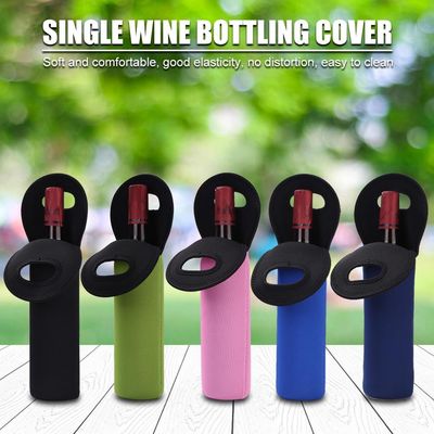 1pcs Bottles Neoprene Wine Bottle Freezer Bag Cooler Wine-bo