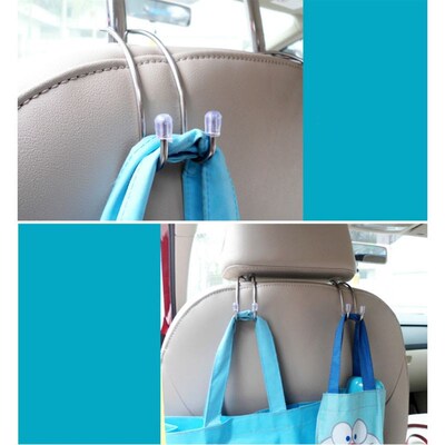 Car Clips Automotive Metal Seat Hook Auto Headrest Hanger Ba
