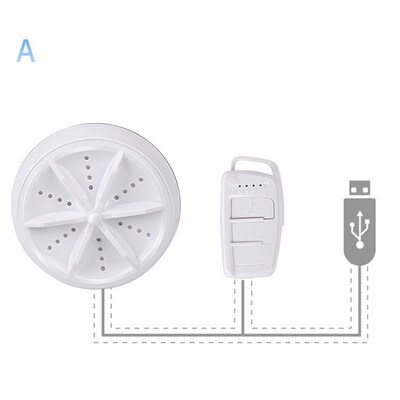 Mini Washing Machine Portable Personal Rotating Turbine Wash