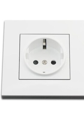 Simple Style PC Panel EU Russia Spain Power Wall Socket Grou