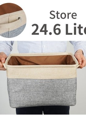 Linen Storage Basket Folding Washable Case Household Sundrie
