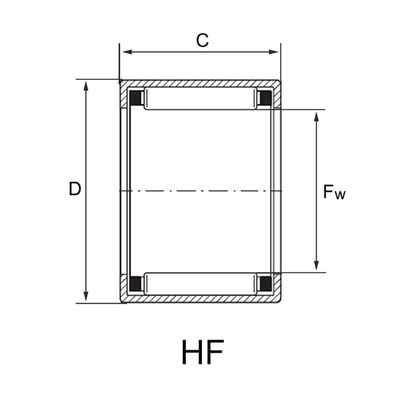 30PCS Silver Octagonal One Way Clutch Bearing Needle Roller