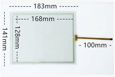 183*141 new 8 Inch 4 line resistive touch screen industrial