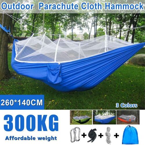 1-2 Person Portable Outdoor Camping Garden Hammock With Mosq
