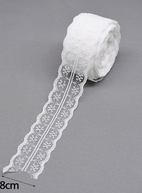 10yard White Lace Ribbon Roll Lace Fabric Trim Wedding Birt