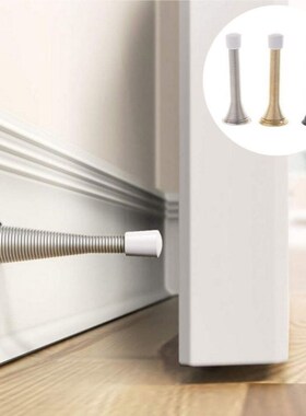 1Pc Spring Door Stopper Decorative Door Stopper Provides Pro