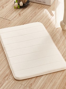 Bathroom Anti-Slip Mat Memory Foam Bath Mats with Fast Water