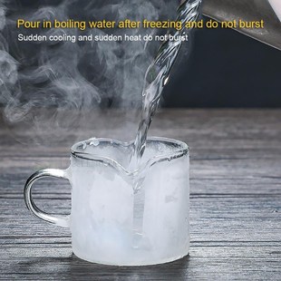 Glass Small Milk Mugs Thistle Condensed Glass Coffee Latte