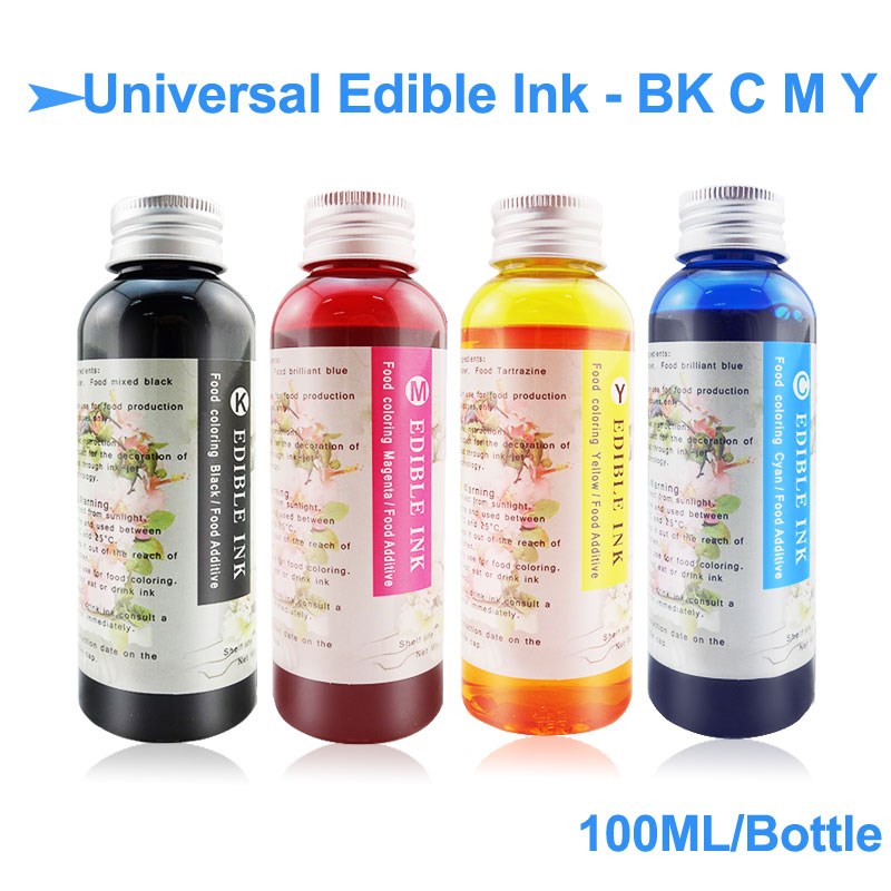 Edible Ink Canon HP Epson Printer Food Ink Cake Coffee Ch