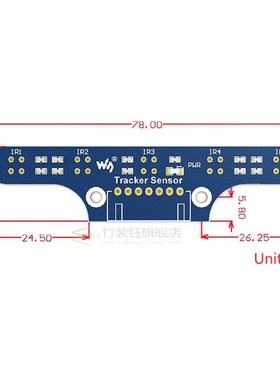 Tracker Sensor Module Robot Infrared Line Tracking 5-ch ITR2