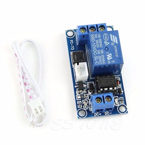 12V Latching Relay Module with Touch Bistable Switch MCU Con