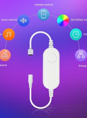 Tuya WiFi LED Strip light RGB Controller DC5V 12V 24V Blueth