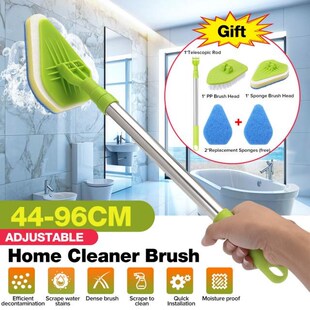 Cleaning Scrub Brush Telescopic Bathtub Cleaner For Clean Ba