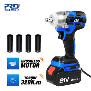 Electric Impact Wrench 21V Brushless Wrench Socket 4000mAh L