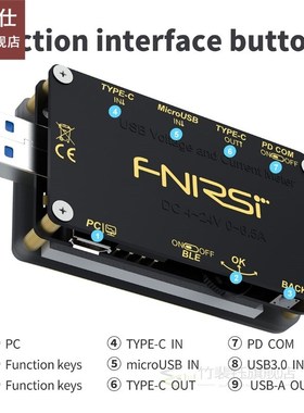 FNB48 Amperemeter Usb rigger voltmeter ammeter current voltm