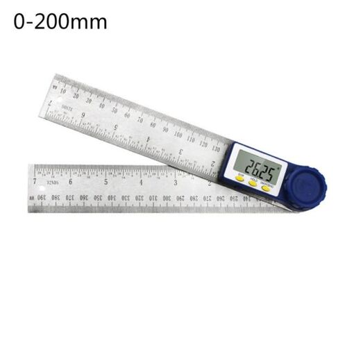 2 in 1 200/300mm Stainless Steel Digital Meter Angle Inclino