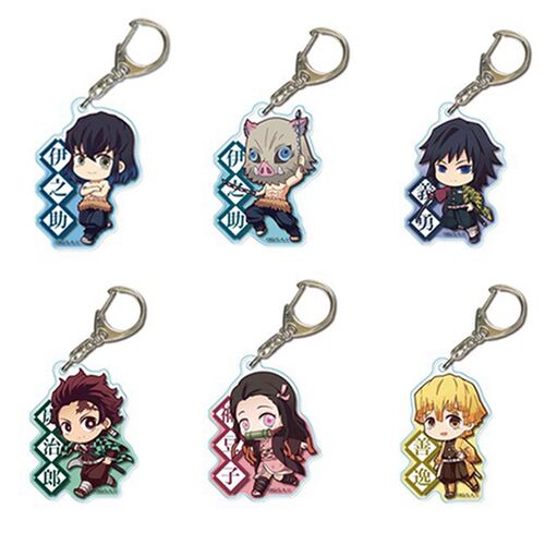 2020 Anime Demon Slayer Kimetsu No Yaiba Key Chains Keychai