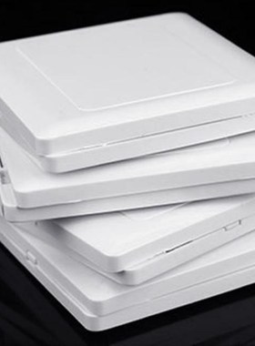 Electric Wall Switch Socket Blank Cover Panel Whiteboard ABS