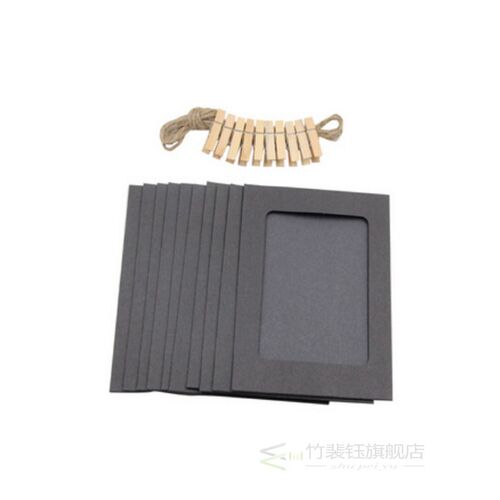 DIY Photo Frame Wall Decoration For Wedding Wooden Clip Pap