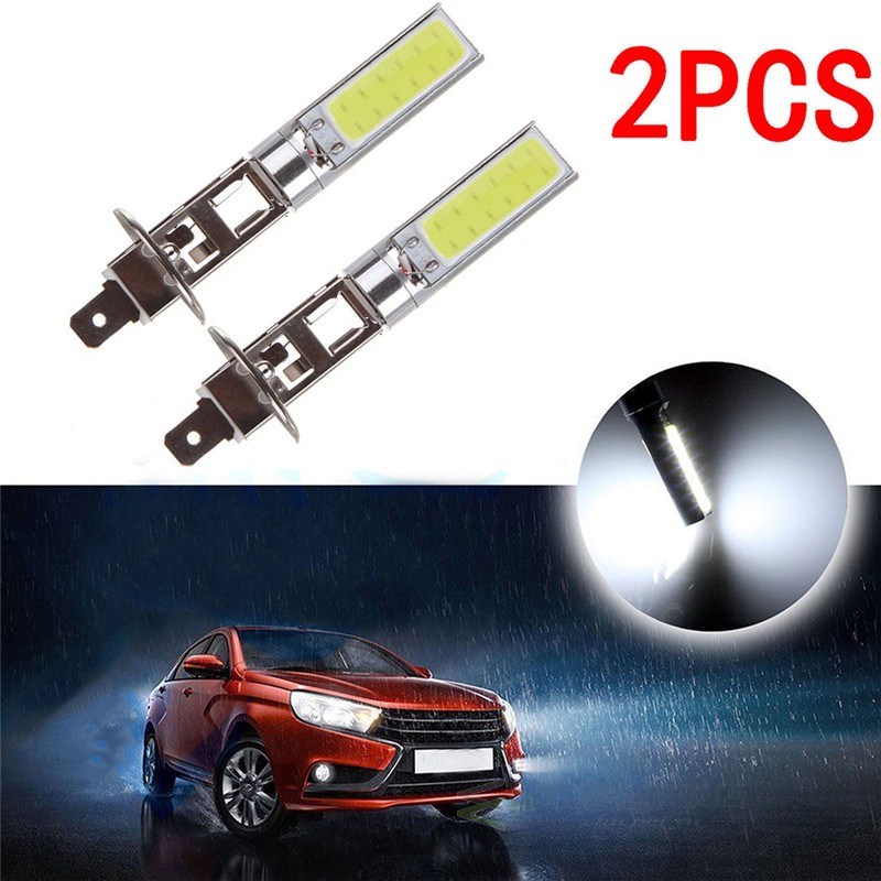 Car-styling Fog Light Bulb H1 COB Car LED Headlight Headlamp