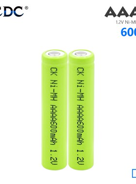 1/2/4 Pcs 1.2V AAAA 600mAh NiMH Ni-MH Battery Rechargeable M