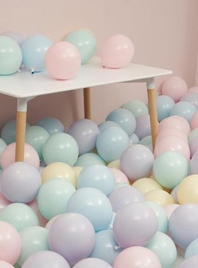 100 PCS Party Pastel Balloon Macaron Color Latex Latex Festi