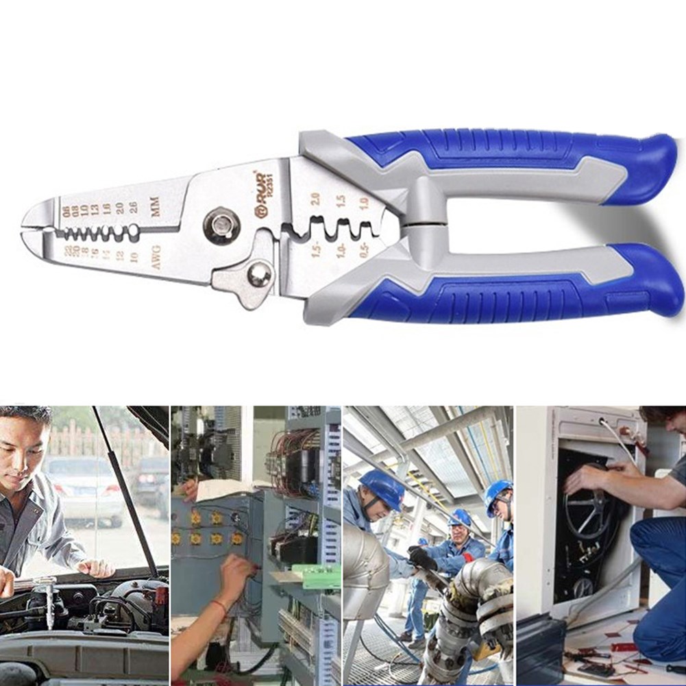Crimping Tool Wire Stripper Cable Cutter Multitool Pliers Ca