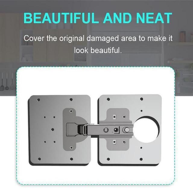 1PC Hinge Repair Plate For Cabinet Furniture Drawer Window S