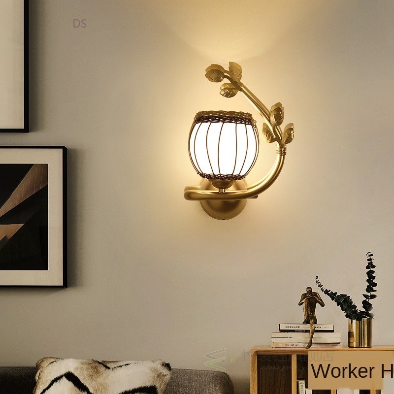 Northern European-Style American-Style Country Wall Lamp Sim