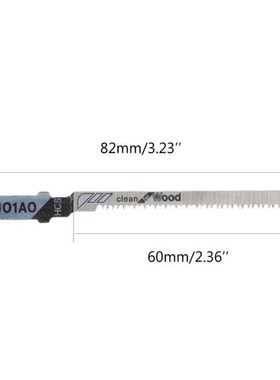 5 Pcs T101AO HCS T-Shank Jigsaw Blades Curve Cutting Tool Ki