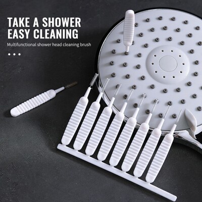Shower Head Cleaning Brush 10 Sets Anti-clogging Pore Gap Cl