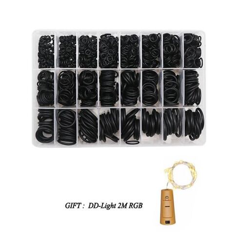 1200PCS/Box Rubber O-Ring NBR Thickness 1/1.5MM Washer Gaske