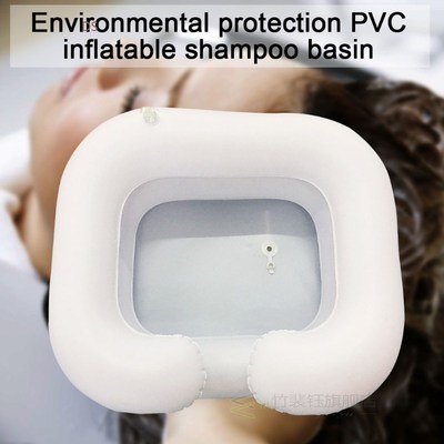 Handicapped PVC Hair Washing Basin Portable Shampoo Tray Dis