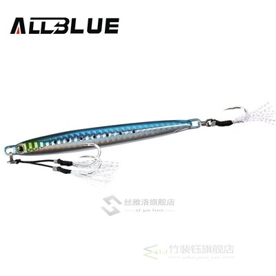 ALLBLE SLOWER Long Metal Jig Fishing Lure Slow Cast Jigging