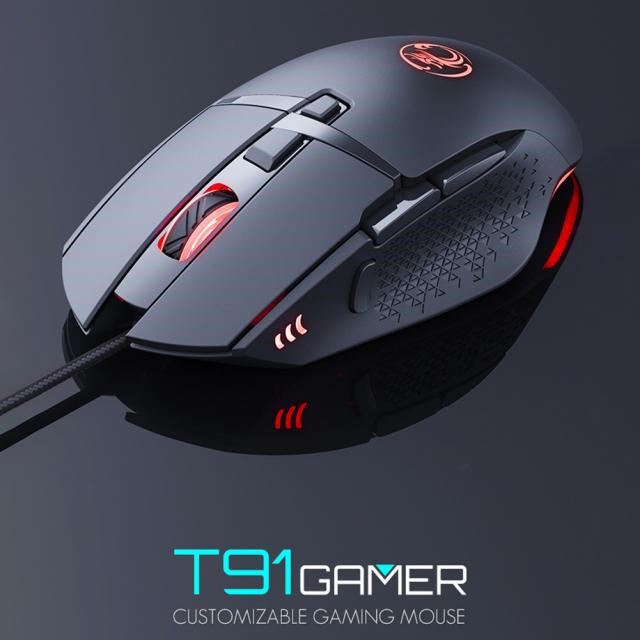 Gaming Ergonomic Mouse USB Wired Luminous 7200 DPI Adjustabl