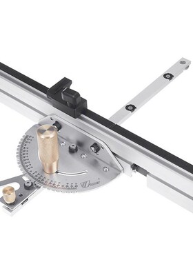 450mm Brass Handle Miter Gauge Aluminium Profile Fence Track
