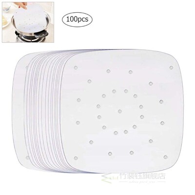 100pcs Square Air Fryer Parchment Paper Liners For Baking Pa