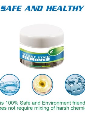 30g Stone Stain Remover Remove Stubborn Deep Stains Oil Stai