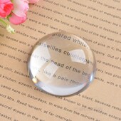 Large Semi Magnifying Paperweight Magnifiers Glass Dome