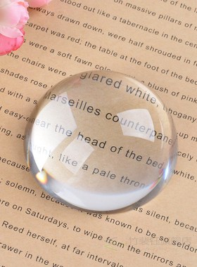 LS Large Magnifying Glass Paperweight Dome Magnifiers Semi C