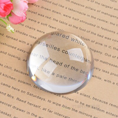 LS Large Magnifying Glass Paperweight Dome Magnifiers Semi C