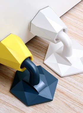2021 Non-punch Silicone Door Stopper Touch Toilet Wall Absor