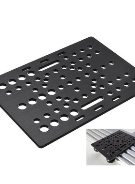1Pcs Black Aluminum V-Slot Gantry Plate 20-80mm for CNC Rout