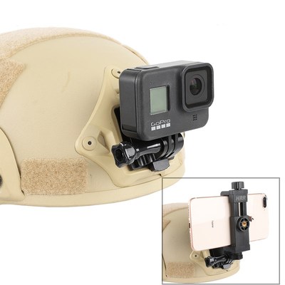 NVG Tactical helmet mount bsae for GoPro9 SJCAM AKASO DJI Ac