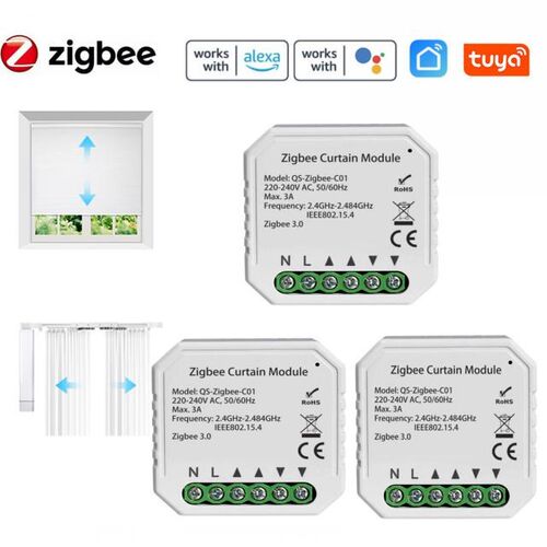 Tuya Smart Life ZigBee Curtain Switch Module 适用于 Roller S